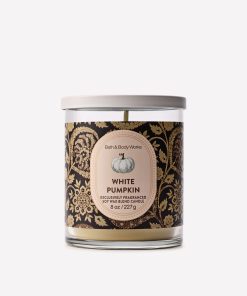 White Pumpkin Single Wick Candle